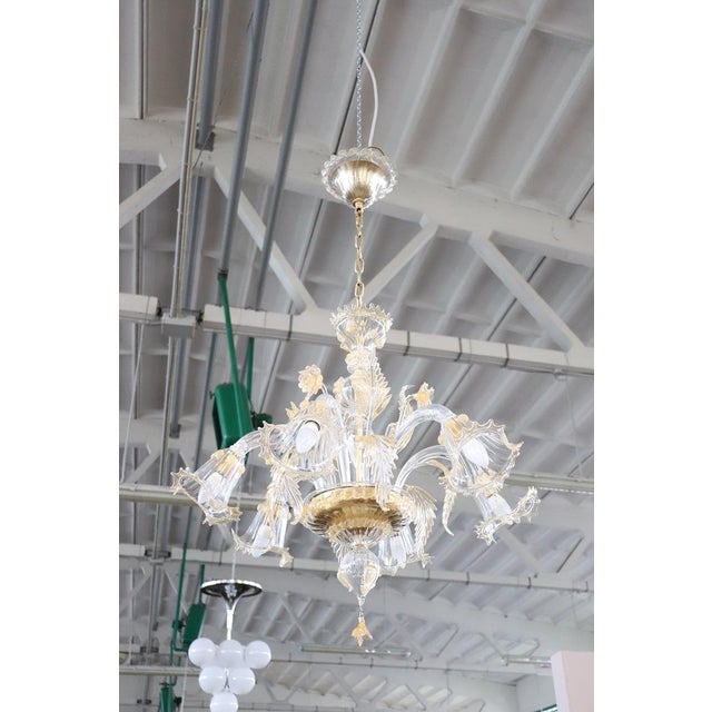 Late 20th Century Transparent Murano Glass Chandelier by La Murrina For Sale - Image 6 of 15