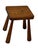1960s Brutalist Stool in Oak, Dutch Design, Mid-Century, 1960s For Sale - Image 5 of 11