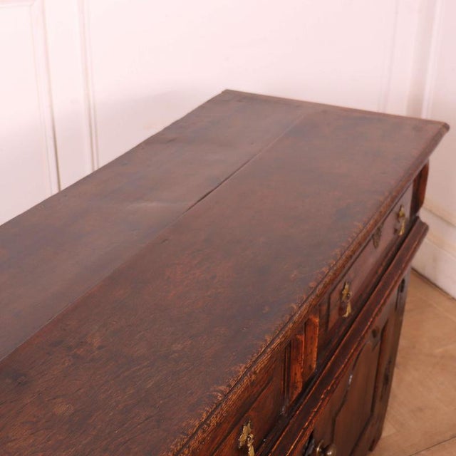English Oak Dresser Base For Sale - Image 12 of 13