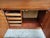 1960s Arne Wahl Iversen for Vinde Møbelfabrik Danish Modern Teak Vanity Desk Set | Made in Denmark | Floating Vanity With Hidden Mirror Dresser Set For Sale In Baltimore - Image 6 of 16