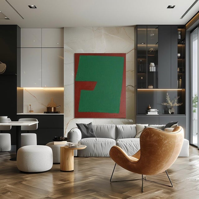 Bodasca, Silent Contrast, 2025, Acrylic on Canvas For Sale - Image 3 of 11