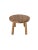 2020s Hand-Carved Teak Burl Wood Side Table, Organic Modern Design, Stunning Textures For Sale - Image 5 of 5