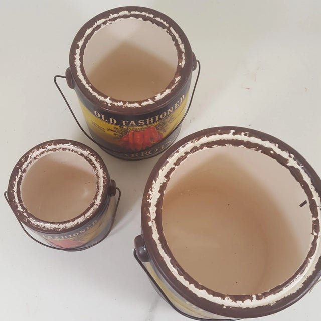 Carrot Canister Containers - Set of 3 For Sale In Dallas - Image 6 of 8