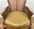 Wood Vintage French Cane Upholstered Accent Carved Chair For Sale - Image 7 of 15