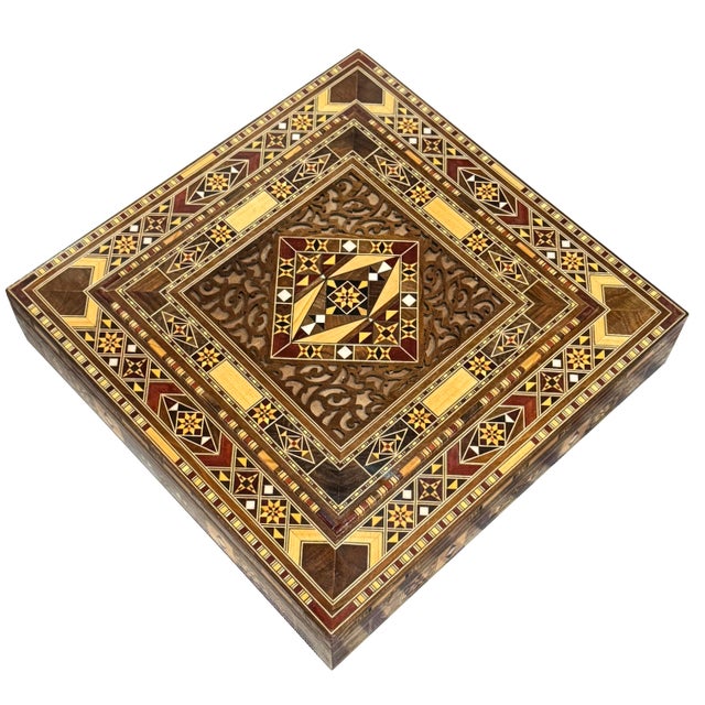 1990s Marquetry Inlay Jewelry Box For Sale In Los Angeles - Image 6 of 6