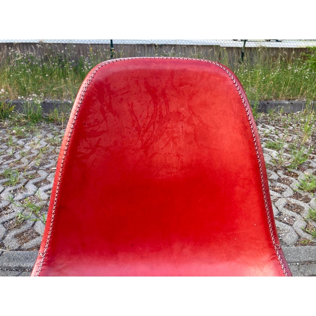 Side Chairs in Ox Red Saddle Leather from Sol & Luna, 2000s, Set of 4 For Sale - Image 14 of 18