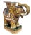 Large Vintage Chinese Asian Glazed Terracotta Elephant Garden Stool Bench For Sale - Image 4 of 15