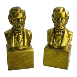 Abraham Lincoln Bookends For Sale