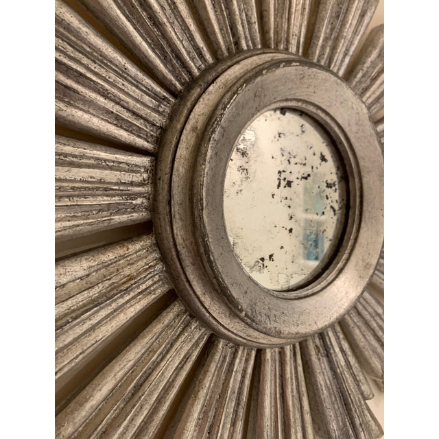 Italian Mid 19th Century Sunburst Mirror For Sale - Image 3 of 4