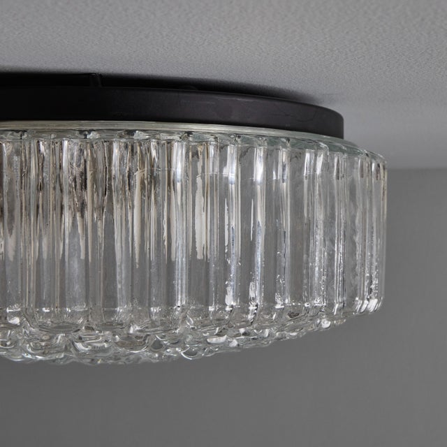 Mid-Century Modern 1960s Helena Tynell Model #A668 Bubble Glass Flush Mount for Limburg For Sale - Image 3 of 14