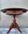 Victorian Antique Early 20th Century Solid Wood Drop Leaf Oval Wine Table For Sale - Image 3 of 12