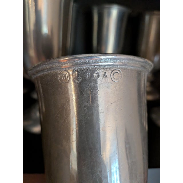 Mid 20th Century Vintage Wine / Water Goblets RWP Armetale - Set of 14 For Sale - Image 5 of 6