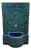 Large 2 Color Tamegroute Green and Petrol Blue Moroccan Mosaic Tile Fountain For Sale