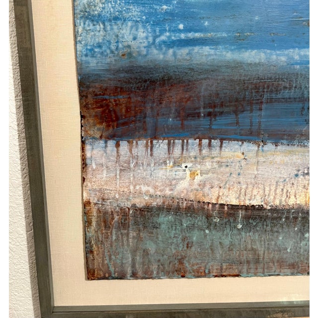 Shawn Dulaney, Abstract Expressionist Virtues Landscape Venetian Plaster Painting Shawn Dulaney, c. 2010-2011 For Sale - Image 10 of 12