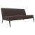Metal Central Xaloc 160 Chocolate Sofa by Mowee For Sale - Image 7 of 7