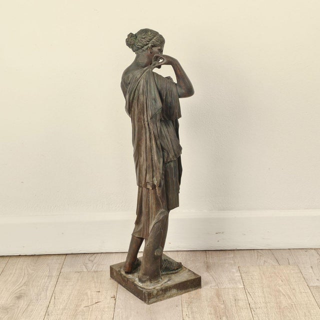 Metal 19th Century Grand Tour Reproduction of Ancient Roman Statue For Sale - Image 7 of 8