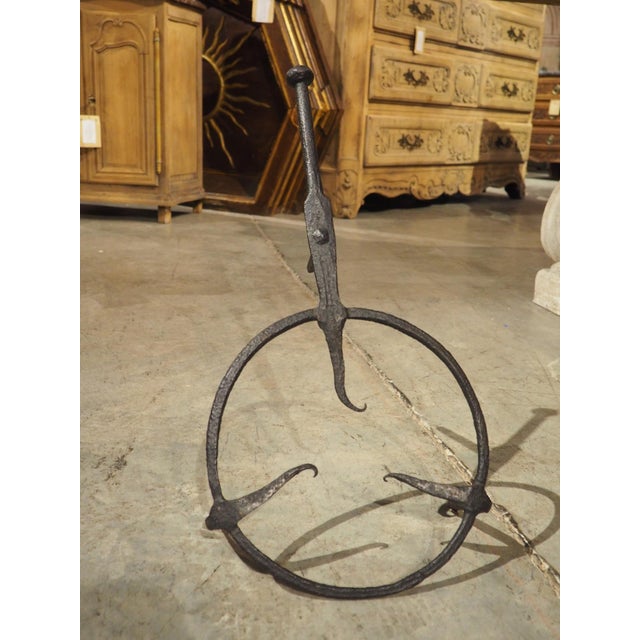 18th Century Hand Forged Iron Cooking Trivet For Sale - Image 4 of 10