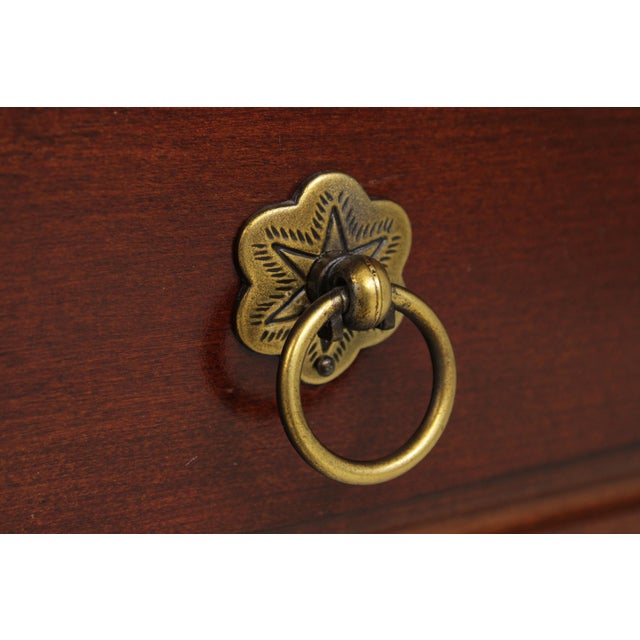 Ethan Allen Cherry 1 Drawer End Table For Sale - Image 9 of 13