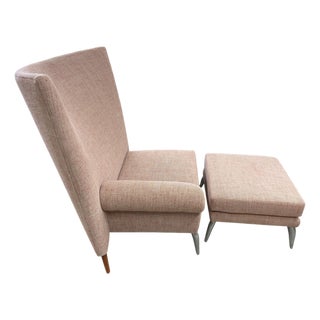 Philippe Starck Driade Royalton Chair and Ottoman For Sale