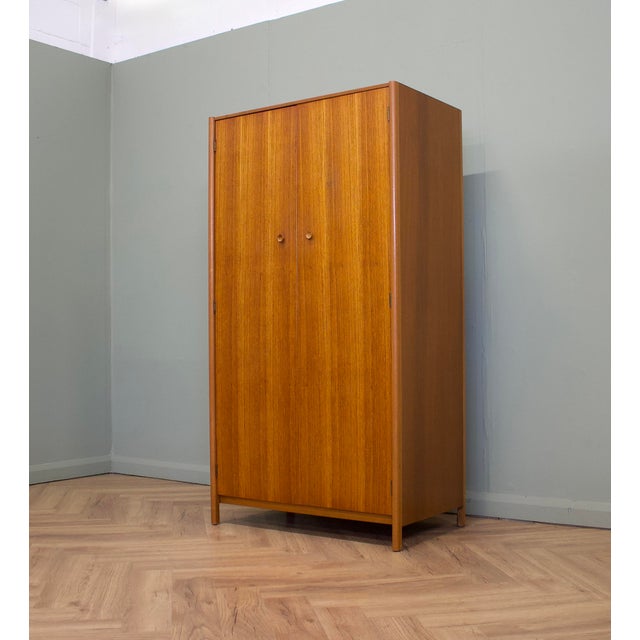 Mid-Century Teak Wardrobe, 1960s For Sale - Image 4 of 10