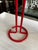 Rustic European Vintage Red Metal Paper Towel Holder For Sale - Image 3 of 4