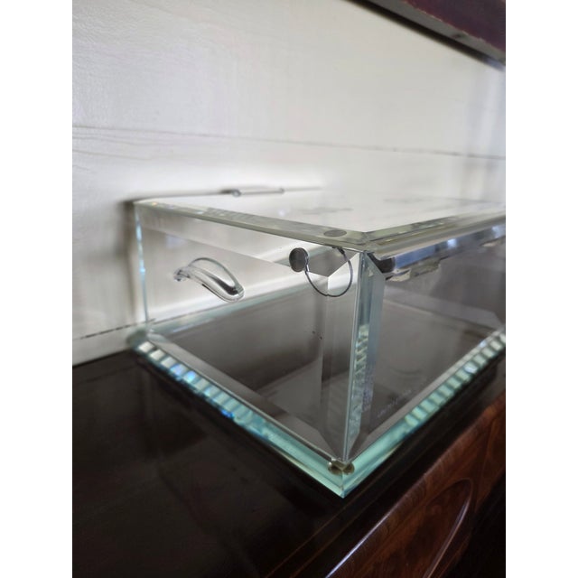 Transparent Rare King Ranch & Y O Bar Crystal Humidor #1/25 For Sale - Image 8 of 12