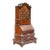 Antique Salesman Sample English Walnut Secretary Bookcase For Sale