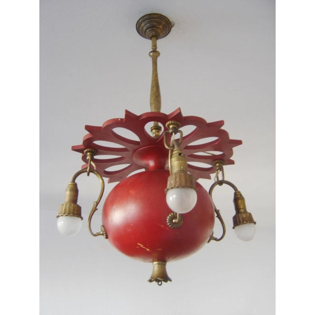 Antique Art Nouveau German Chandelier, 1900s For Sale - Image 13 of 13