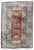 Large Vintage Distressed Turkish Kars Rug, 1980s For Sale