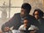 Vintage Matthew African Family Interior Scene Acrylic on Canvas Painting, Framed For Sale - Image 4 of 12