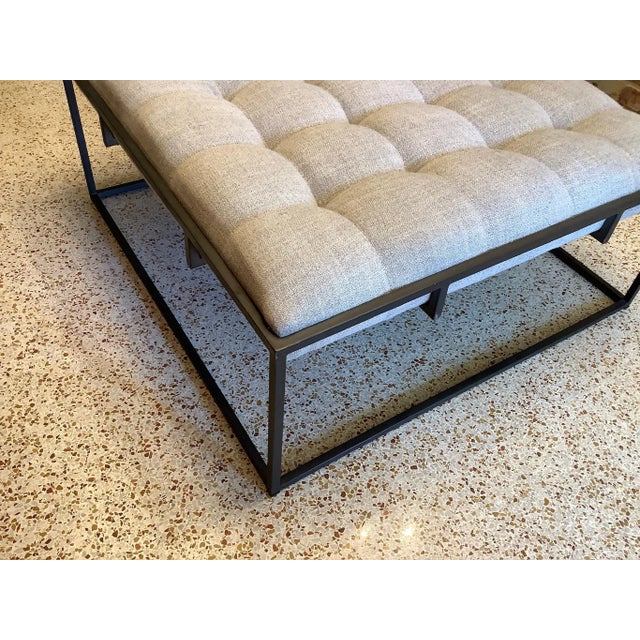1980s Late 20th Century Modern Coffee Table/Ottoman For Sale - Image 5 of 11