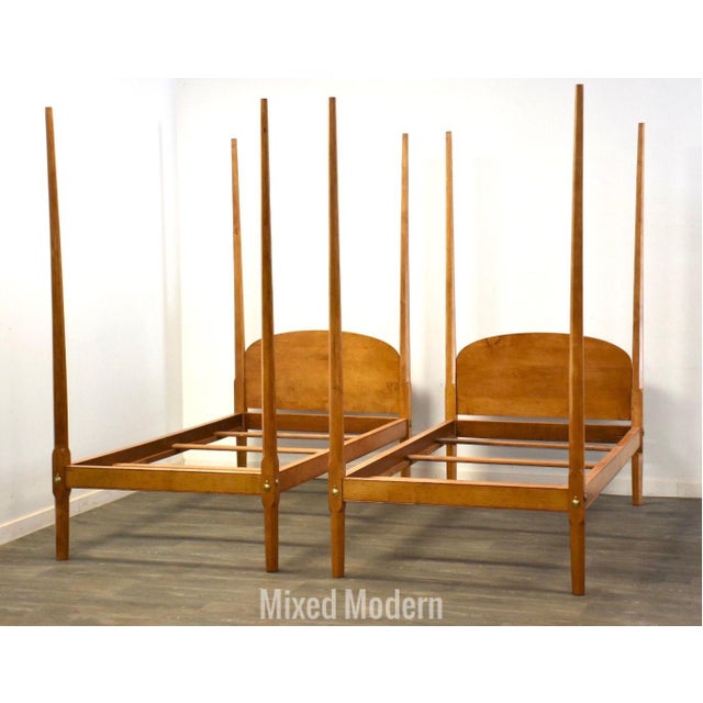 1930s Antique Maple Twin Beds a Pair Chairish