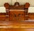 1880s Eastlake Aesthetic Movement Walnut Hall Mirror With Marble Shelf & Drawer For Sale - Image 12 of 16