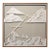 Very rare vintage mirror shadow box from the 1970s featuring a pair of gliders or sailplanes flying above mountains with...