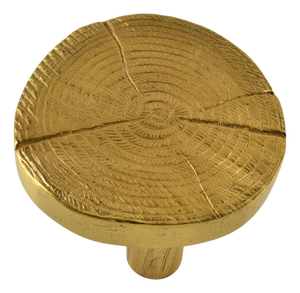 Brutalist Round Bronze Door Handle in the Ssyle of Ado Chale, 1970s