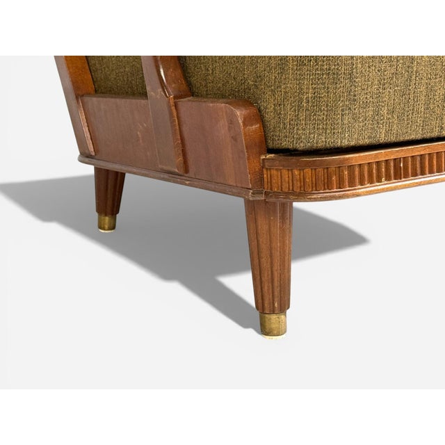 Svante Skogh, Sofa, Beech, Fabric, Sweden, 1940s For Sale In New York - Image 6 of 12