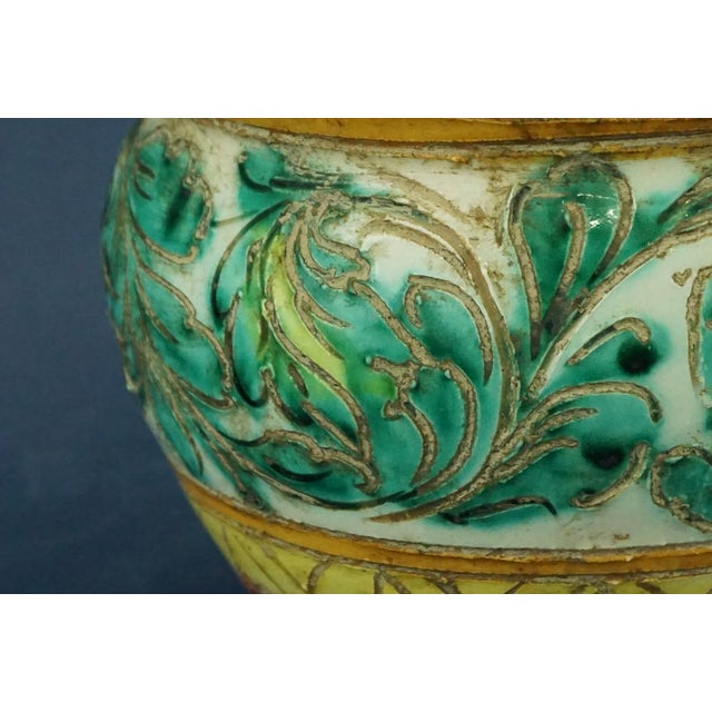 Antique Ceramic Vase with Handles from Fratelli Fanciullacci, 1890s For Sale - Image 14 of 18
