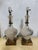 Hollywood Regency 1960s Hollywood Regency Alabaster Bronzed Lamps - A Pair For Sale - Image 3 of 6