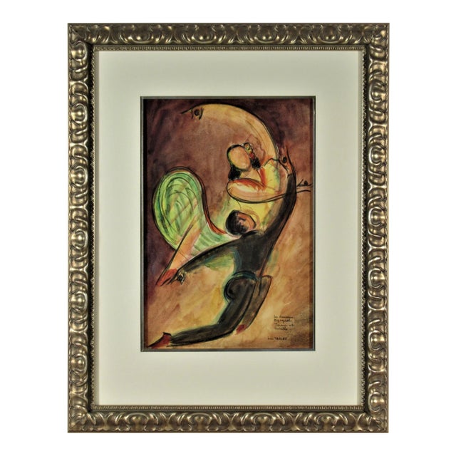 Jean Target, Les Danseurs Espagnols Teresa and Luisillo, Circa 1950 For Sale