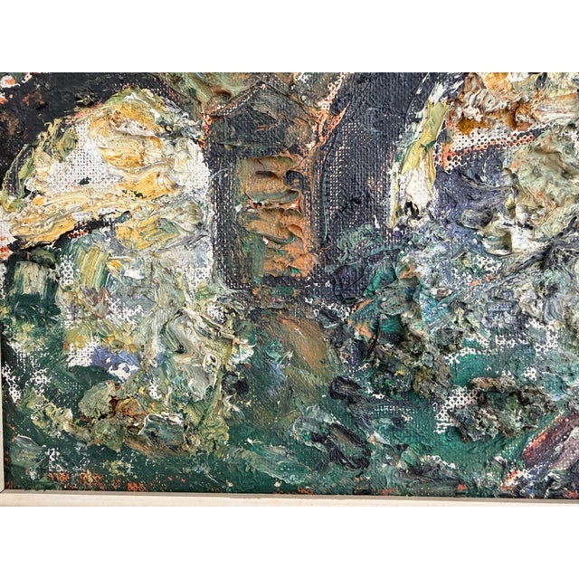 Mid-Century Parisian Cityscape of Pont Neuf & Notre Dame by Einer Johansen (Danish 1893-1965) For Sale In Los Angeles - Image 6 of 9