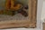 19th Century Framed Oil Still Life Painting of Fruit, Grapes, and Melon For Sale - Image 4 of 7