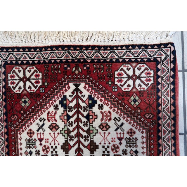 1960s, Handmade Vintage Persian Gashkai Rug 2' X 3.4' For Sale - Image 11 of 12