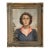Antique Oil on Board Estate Portrait Painting of Lady / Woman in a Desert Landscape by Spanish Artist J. Anduaga, Circa 1940 (1946) For Sale