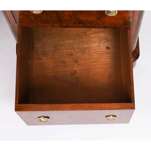 Antique Victorian Burr Walnut Twin Pedestal Desk, 19th Century For Sale - Image 12 of 18