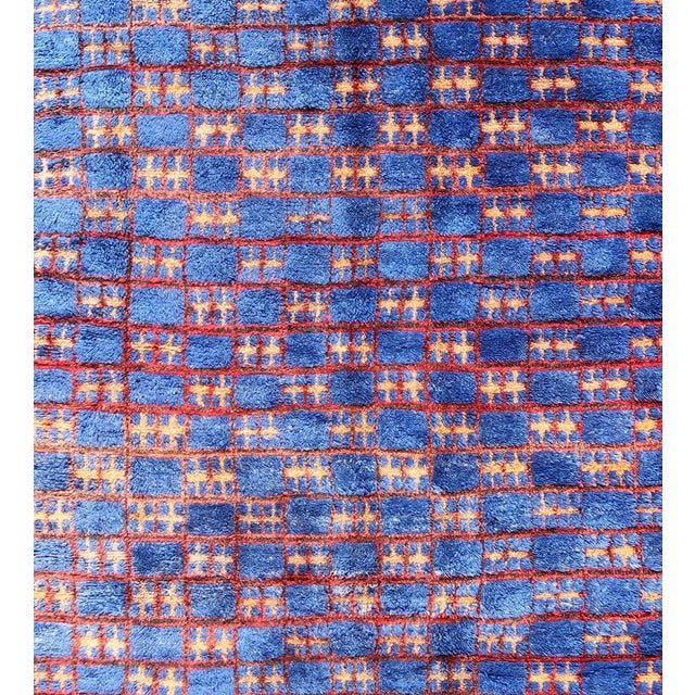 Vintage All-Over Tribal Moroccan Rug For Sale - Image 4 of 7