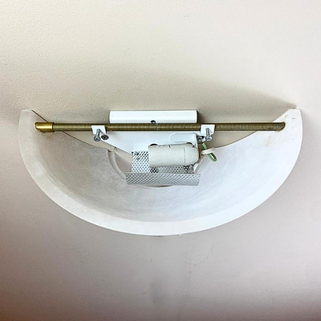 Ivory Alabaster Sconce from Eclipsi, Spain, 1990s For Sale - Image 8 of 16