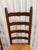 Mid 20th Century Vintage 20th Century Tall Ladder Back Rope Seat Armless Side Dining Chairs, a Pair For Sale - Image 5 of 9