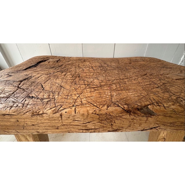 Mid 19th Century 19th Century French Oak Butchers Table For Sale - Image 5 of 6