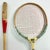 Wood Mid-Century Boho Chic Vintage Badminton Rackets - Set of 3. For Sale - Image 7 of 9