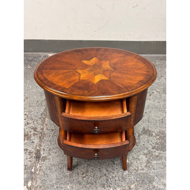 Brown English Traditional Side Table For Sale - Image 8 of 12